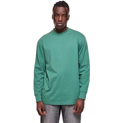 Urban Classics Hombre Alto Camiseta L/S, Leaf., L Urban Classics Hombre Alto Camiseta L/S, Leaf., L