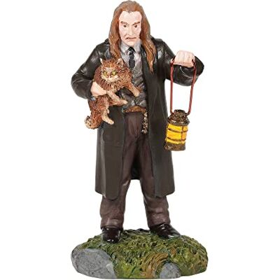 Department 56 Wizarding World of Harry Potter, Figura Filch y Sra. Norris, para coleccionar, Enesco Department 56 Wizarding World of Harry Potter, Figura Filch y Sra. Norris, para coleccionar, Enesco