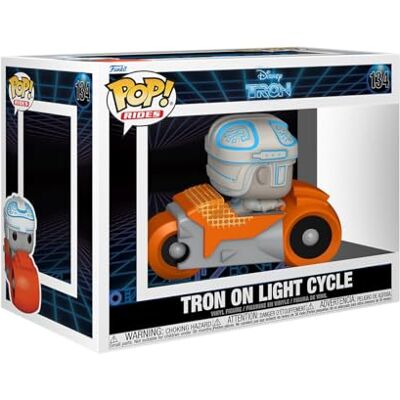 Funko Pop! Rides: Tron (1982) Tron with Cycle Figura de Vinilo Coleccionable Idea de Regalo Mercancia Oficial Juguetes para Niños y Adultos Movies Fans Funko Pop! Rides: Tron (1982) Tron with Cycle Figura de Vinilo Coleccionable Idea de Regalo Mercancia Oficial Juguetes para Niños y Adultos Movies Fans