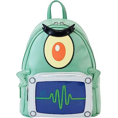 Funko Loungefly SpongeBob Squarepants Spongebob Plankton Backpack Exclusiva Amazon Bolso Coleccionable Idea de Regalo- Mercancia Oficial para Chicos, Chicas Hombres y Mujeres TV Fans Funko Loungefly SpongeBob Squarepants Spongebob Plankton Backpack Exclusiva Amazon Bolso Coleccionable Idea de Regalo- Mercancia Oficial para Chicos, Chicas Hombres y Mujeres TV Fans
