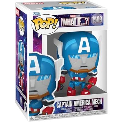 Funko Pop! Marvel: What If Captain America- Figura de Vinilo Coleccionable Idea de Regalo Mercancia Oficial Juguetes para Niños y Adultos Superheroes Fans Funko Pop! Marvel: What If Captain America- Figura de Vinilo Coleccionable Idea de Regalo Mercancia Oficial Juguetes para Niños y Adultos Superheroes Fans