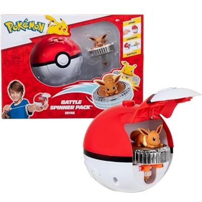 Pokémon Pokemon Battle Spinner Single-Pack Eevee & Poké Ball Pokémon Pokemon Battle Spinner Single-Pack Eevee & Poké Ball