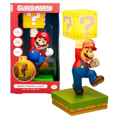 Paladone Lámpara Diorama Super Mario – Lámpara táctil de 35 cm con 3 niveles de brillo y sonido oficial, alimentación USB, decoración para dormitorio y gaming – Producto oficial Nintendo Paladone Lámpara Diorama Super Mario – Lámpara táctil de 35 cm con 3 niveles de brillo y sonido oficial, alimentación USB, decoración para dormitorio y gaming – Producto oficial Nintendo