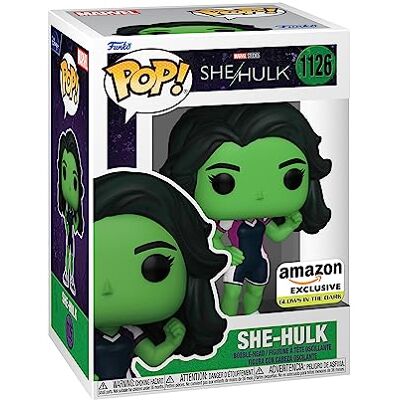 Funko Pop! Vinyl: Marvel: She-Hulk Exclusiva Amazon Figura de Vinilo Coleccionable Idea de Regalo- Mercancia Oficial Juguetes para Niños y Adultos TV Fans Muñeco para Coleccionistas Funko Pop! Vinyl: Marvel: She-Hulk Exclusiva Amazon Figura de Vinilo Coleccionable Idea de Regalo- Mercancia Oficial Juguetes para Niños y Adultos TV Fans Muñeco para Coleccionistas