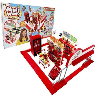 Bizak Mini World Playset Supermercado, Set de Juego Coleccionable con Mini Productos, Incluye 10 Accesorios Sorpresa, Carrito y Cesta, más de 200 Modelos para coleccionar, Desde 6 años () Bizak Mini World Playset Supermercado, Set de Juego Coleccionable con Mini Productos, Incluye 10 Accesorios Sorpresa, Carrito y Cesta, más de 200 Modelos para coleccionar, Desde 6 años ()