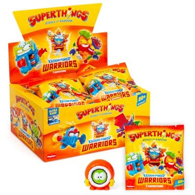SUPERTHINGS RIVALS OF KABOOM SUPERTHINGS KAZOOM Power Warriors – One Pack. 25 Sobres con Figuras coleccionables. Figuras Regulares, Efecto Metalizado, Plateadas, Doradas y el UR. Cada sobre Contiene 1 Superthings Sorpresa SUPERTHINGS RIVALS OF KABOOM SUPERTHINGS KAZOOM Power Warriors – One Pack. 25 Sobres con Figuras coleccionables. Figuras Regulares, Efecto Metalizado, Plateadas, Doradas y el UR. Cada sobre Contiene 1 Superthings Sorpresa