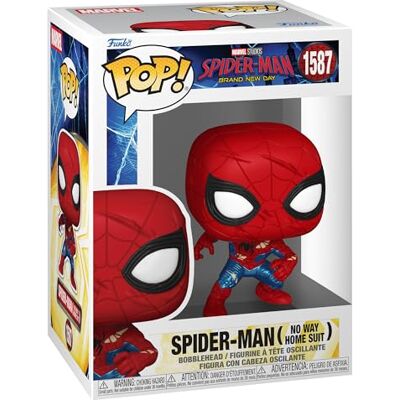 Funko POP! Marvel: Spider-Man Brand New Day Spider-Man No Way Home Suit Figura de vinilo coleccionable Idea de regalo Mercancía oficial Juguetes para niños y adultos Funko POP! Marvel: Spider-Man Brand New Day Spider-Man No Way Home Suit Figura de vinilo coleccionable Idea de regalo Mercancía oficial Juguetes para niños y adultos