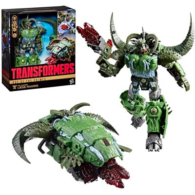 Transformers Age of The Primes The Thirteen Liege Maximo, Figura de acción Convertible Clase líder de 21,5 cm, Juguetes Robots para 8+ Transformers Age of The Primes The Thirteen Liege Maximo, Figura de acción Convertible Clase líder de 21,5 cm, Juguetes Robots para 8+