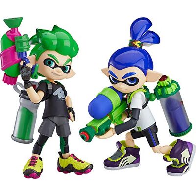 Good Smile Company Splatoon Boy DX Edition Set 2 Figuras 10 cm Splatoon figma re-Run Good Smile Company Splatoon Boy DX Edition Set 2 Figuras 10 cm Splatoon figma re-Run