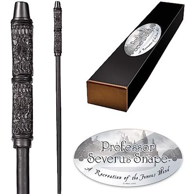 The Noble Collection Branpresto Varita de Personaje de Severus Snape, Negro, único, (26844) The Noble Collection Branpresto Varita de Personaje de Severus Snape, Negro, único, (26844)