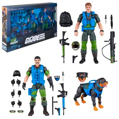 G.I. Joe Classified Series #220, Mad Marauders, Footloose, Mutt y Junkyard, Dos Figuras de 15 cm con 23 Accesorios y Figura de Perro Rottweiler con 1 Accesorio G.I. Joe Classified Series #220, Mad Marauders, Footloose, Mutt y Junkyard, Dos Figuras de 15 cm con 23 Accesorios y Figura de Perro Rottweiler con 1 Accesorio