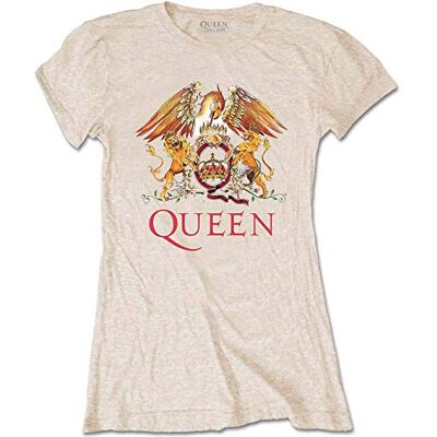 Queen T-Shirt # Xxl Neutral Femmina # Classic Crest Queen T-Shirt # Xxl Neutral Femmina # Classic Crest
