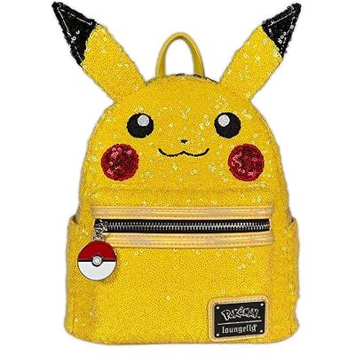 Funko Loungefly Pokemon Pikachu Sequin Mini Backpack Bolso Coleccionable Idea de Regalo Mercancia Oficial para Chicos, Chicas Hombres y Mujeres Anime Fans Funko Loungefly Pokemon Pikachu Sequin Mini Backpack Bolso Coleccionable Idea de Regalo Mercancia Oficial para Chicos, Chicas Hombres y Mujeres Anime Fans