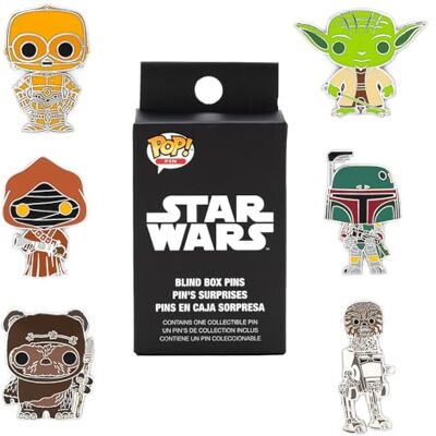Funko Loungefly Pin Disney Star Wars Blind Enamel Pin Purchase Star Wars Pins de Esmalte- Broche Coleccionable para Mochilas Y Bolsos Idea de Regalo- Mercancia Oficial Movies Fans Funko Loungefly Pin Disney Star Wars Blind Enamel Pin Purchase Star Wars Pins de Esmalte- Broche Coleccionable para Mochilas Y Bolsos Idea de Regalo- Mercancia Oficial Movies Fans