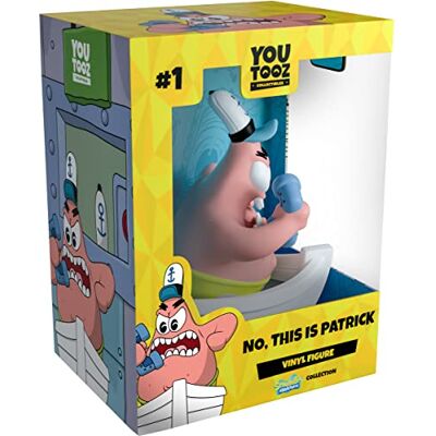 YouTooz No, This is Patrick Figura de Vinilo de 4.3 Pulgadas, colección Coleccionable de Bob Esponja de Alto Detalle YouTooz No, This is Patrick Figura de Vinilo de 4.3 Pulgadas, colección Coleccionable de Bob Esponja de Alto Detalle