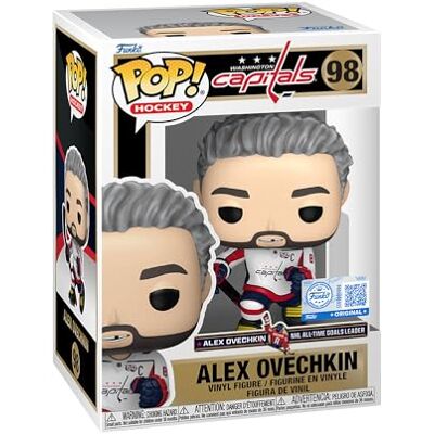 Funko Pop! NHL: Capitals Alex Ovechkin (All-Time Scorer) Exclusiva Amazon Figura de Vinilo Coleccionable Idea de Regalo Mercancia Oficial Juguetes para Niños y Adultos Sports Fans Funko Pop! NHL: Capitals Alex Ovechkin (All-Time Scorer) Exclusiva Amazon Figura de Vinilo Coleccionable Idea de Regalo Mercancia Oficial Juguetes para Niños y Adultos Sports Fans