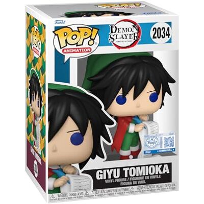 Funko Pop! Animation: Demon Slayer Giyu (Holidays) Guardianes de la Noche -Figura de Vinilo Coleccionable Idea de Regalo Mercancia Oficial Juguetes para Niños y Adultos Funko Pop! Animation: Demon Slayer Giyu (Holidays) Guardianes de la Noche -Figura de Vinilo Coleccionable Idea de Regalo Mercancia Oficial Juguetes para Niños y Adultos