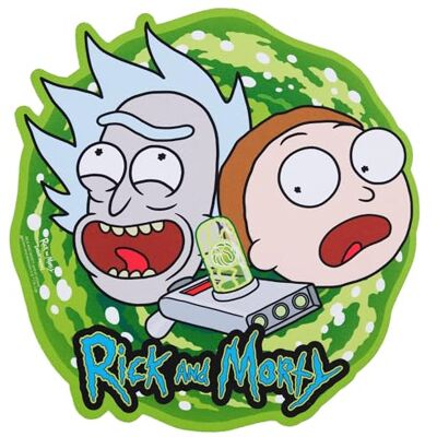 Subsonic Alfombrilla para ratón Rick & Morty Redonda 30 cm Superficie Lisa optimizada para sensores, Base Antideslizante, Bordes cosidos Subsonic Alfombrilla para ratón Rick & Morty Redonda 30 cm Superficie Lisa optimizada para sensores, Base Antideslizante, Bordes cosidos