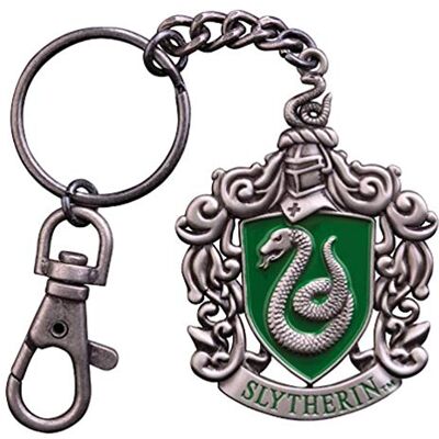 The Noble Collection Llavero con escudo de Slytherin, Green, Talla única, Moderno The Noble Collection Llavero con escudo de Slytherin, Green, Talla única, Moderno