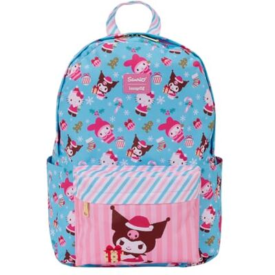 Funko Loungefly Hello Kitty Sanrio Kuromi Christmas Backpack Bolso Coleccionable Idea de Regalo Mercancia Oficial para Chicos, Chicas Hombres y Mujeres Anime Fans Funko Loungefly Hello Kitty Sanrio Kuromi Christmas Backpack Bolso Coleccionable Idea de Regalo Mercancia Oficial para Chicos, Chicas Hombres y Mujeres Anime Fans