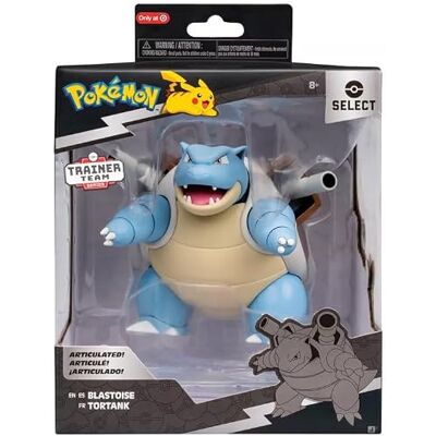 Pokémon Select Figura Oficial de Blastoise superarticulada de 6 Pulgadas Pokémon Select Figura Oficial de Blastoise superarticulada de 6 Pulgadas