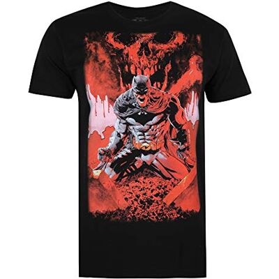 DC Comics Hombre Batman Grave Camiseta Not Applicable, Negro, Large DC Comics Hombre Batman Grave Camiseta Not Applicable, Negro, Large