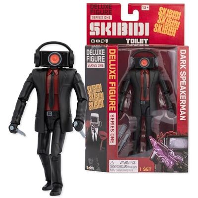 SKIBIDI TOILET Figura de Lujo Speakerman, Figuras coleccionables, Producto Oficial SKIBIDI TOILET Figura de Lujo Speakerman, Figuras coleccionables, Producto Oficial