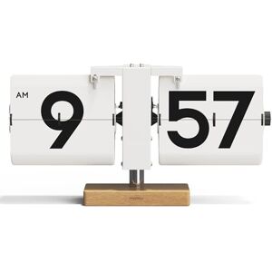 Mooas Reloj de Escritorio clásico y Moderno de Madera (Blanco), diseño analógico Retro Vintage, Reloj de Mesa automático, Funciona con Pilas, Ideal para el hogar, Oficina, Escuela, Hotel, cafetería Mooas Reloj de Escritorio clásico y Moderno de Madera (Blanco), diseño analógico Retro Vintage, Reloj de Mesa automático, Funciona con Pilas, Ideal para el hogar, Oficina, Escuela, Hotel, cafetería