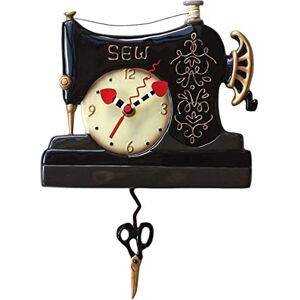Allen Designs , Reloj para colgar con forma de máquina de coser, Enesco Allen Designs , Reloj para colgar con forma de máquina de coser, Enesco