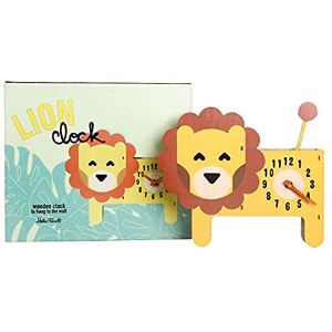 Helio Ferretti Reloj DE Madera LEÓN. Reloj DE Mesa Y SE Puede Colgar. Reloj Infantil Decorativo. Helio Ferretti Reloj DE Madera LEÓN. Reloj DE Mesa Y SE Puede Colgar. Reloj Infantil Decorativo.