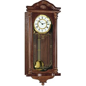 Hermle Reloj de Pared de Cuarzo-Regulateur Nogal 4/4 Westminster-Golpe 1/2 Horas BiM-Bam-de Hermle Reloj de Pared de Cuarzo-Regulateur Nogal 4/4 Westminster-Golpe 1/2 Horas BiM-Bam-de