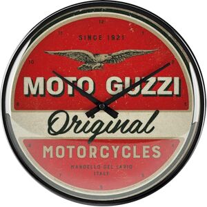 ART Reloj de Pared Retro, Ø 31 cm, Moto Guzzi – Original Motorcycles – Idea de Regalo para Moteros, Official License Product (OLP), Gran decoración para la Cocina, diseño Vintage ART Reloj de Pared Retro, Ø 31 cm, Moto Guzzi – Original Motorcycles – Idea de Regalo para Moteros, Official License Product (OLP), Gran decoración para la Cocina, diseño Vintage