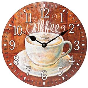 La Crosse Technology 404 – 2631 C 12 "Redondo café Decor Reloj de Pared analógico La Crosse Technology 404 – 2631 C 12 "Redondo café Decor Reloj de Pared analógico