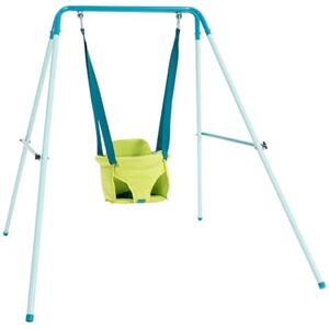 TP Toys Columpio Plegable para bebé, Compacto, de Metal con Recubrimiento en Polvo para Uso en Interiores y Exteriores, con pies Antideslizantes y fácil Almacenamiento, bebés a Partir de TP Toys Columpio Plegable para bebé, Compacto, de Metal con Recubrimiento en Polvo para Uso en Interiores y Exteriores, con pies Antideslizantes y fácil Almacenamiento, bebés a Partir de