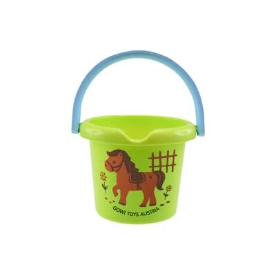 Gowi Cubo de Arena para niños a Partir de 1 año, Cubo de Arena de 1,5 litros con diseño de Pony y Mango Resistente, Juguete de Arena para Playa, jardín y Caja de Arena Gowi Cubo de Arena para niños a Partir de 1 año, Cubo de Arena de 1,5 litros con diseño de Pony y Mango Resistente, Juguete de Arena para Playa, jardín y Caja de Arena