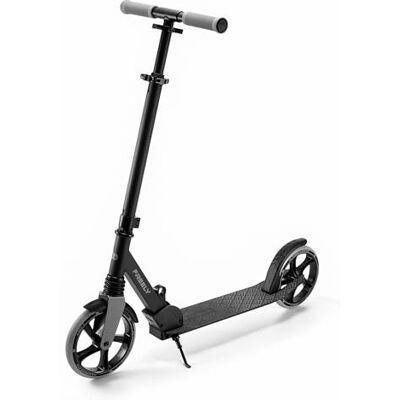 Kinderkraft Freely hasta 100 kg, Patinete, Patinete Plegable, para Niños a Partir de 5 años y Adultos, Ruedas Grandes de PU de 20 cm, Altura del Manillar Ajustable de 82 cm a 105 cm, Negro Kinderkraft Freely hasta 100 kg, Patinete, Patinete Plegable, para Niños a Partir de 5 años y Adultos, Ruedas Grandes de PU de 20 cm, Altura del Manillar Ajustable de 82 cm a 105 cm, Negro