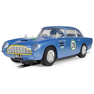 Scalextric Aston Martin DB5 Azul y Amarillo Carreras históricas GT, Coche de Ranura de Juguete para Uso con Pistas de Carreras y Set Ideas de Regalo para niños y Adultos, Accesorios Scalextric Aston Martin DB5 Azul y Amarillo Carreras históricas GT, Coche de Ranura de Juguete para Uso con Pistas de Carreras y Set Ideas de Regalo para niños y Adultos, Accesorios