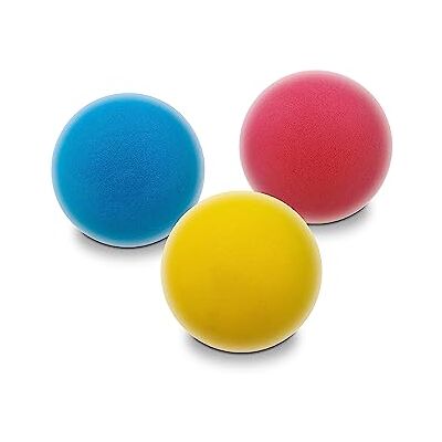 Mondo Toys Bolsa Tres Pelotas espuma, 70mm, colores surtidos Mondo Toys Bolsa Tres Pelotas espuma, 70mm, colores surtidos