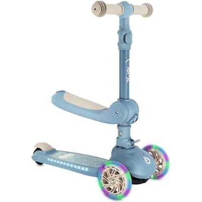 Momi Debe Patinete Infantil 2 en 1 con Asiento, Correpasillos y Patinete de Equilibrio, Altura Ajustable, Plegable, Ruedas LED, Plataforma Iluminada, Ruedas PU, hasta 50 kg Momi Debe Patinete Infantil 2 en 1 con Asiento, Correpasillos y Patinete de Equilibrio, Altura Ajustable, Plegable, Ruedas LED, Plataforma Iluminada, Ruedas PU, hasta 50 kg