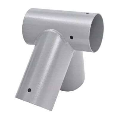 Relaxdays Conector Columpio , A, 100°, para Postes Redondos 100 mm, Acero con Recubrimiento en Polvo, Gris Relaxdays Conector Columpio , A, 100°, para Postes Redondos 100 mm, Acero con Recubrimiento en Polvo, Gris