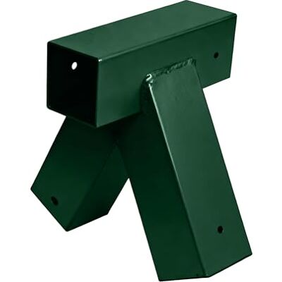 Relaxdays Conector en A para Columpio, ángulo 90° para Postes 90x90 mm, Acero Lacado, Verde, 19x27x19 cm Relaxdays Conector en A para Columpio, ángulo 90° para Postes 90x90 mm, Acero Lacado, Verde, 19x27x19 cm