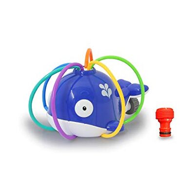 Jamara MC Fizz Aspersor de Agua para Ballena, Manguera giratoria, conexión a Sistema de Manguera estándar, Color Azul Jamara MC Fizz Aspersor de Agua para Ballena, Manguera giratoria, conexión a Sistema de Manguera estándar, Color Azul