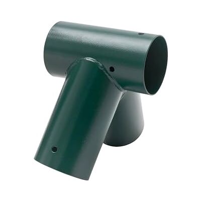 Relaxdays Conector para Columpio en ángulo de 90°, para Postes Redondos de 100 mm, Acero Pintado, Verde Relaxdays Conector para Columpio en ángulo de 90°, para Postes Redondos de 100 mm, Acero Pintado, Verde