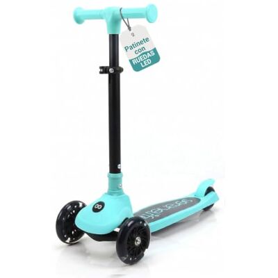 SereneLife Patinete 3 Ruedas para niños, Plegable, Luces LED en Las Ruedas, Manillar Ajustable, Freno Trasero de pie, Soporta hasta 49.9kgs SereneLife Patinete 3 Ruedas para niños, Plegable, Luces LED en Las Ruedas, Manillar Ajustable, Freno Trasero de pie, Soporta hasta 49.9kgs