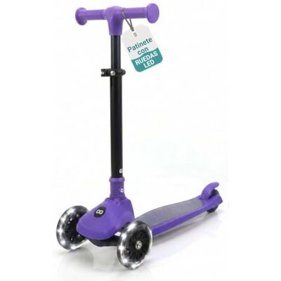 SereneLife Patinete 3 Ruedas para niños, Plegable, Luces LED en Las Ruedas, Manillar Ajustable, Freno Trasero de pie, Soporta hasta 49.9kgs SereneLife Patinete 3 Ruedas para niños, Plegable, Luces LED en Las Ruedas, Manillar Ajustable, Freno Trasero de pie, Soporta hasta 49.9kgs