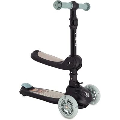 Momi Debe Patinete Infantil 2 en 1 con Asiento, Correpasillos y Patinete de Equilibrio, Altura Ajustable, Plegable, Ruedas LED, Plataforma Iluminada, Ruedas PU, hasta 50 kg Momi Debe Patinete Infantil 2 en 1 con Asiento, Correpasillos y Patinete de Equilibrio, Altura Ajustable, Plegable, Ruedas LED, Plataforma Iluminada, Ruedas PU, hasta 50 kg