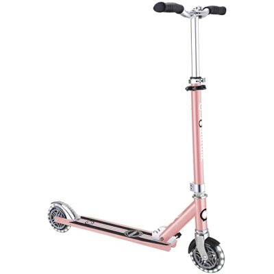 Globber Flow Patinete plegable Element de 2 ruedas LED, manubrio plegable ajustable en 4 alturas Globber Flow Patinete plegable Element de 2 ruedas LED, manubrio plegable ajustable en 4 alturas