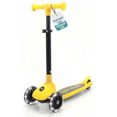 SereneLife Patinete 3 Ruedas para niños, Plegable, Luces LED en Las Ruedas, Manillar Ajustable, Freno Trasero de pie, Soporta hasta 49.9kgs SereneLife Patinete 3 Ruedas para niños, Plegable, Luces LED en Las Ruedas, Manillar Ajustable, Freno Trasero de pie, Soporta hasta 49.9kgs