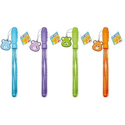 Simba Care Bears Varilla de Burbujas Gigantes de jabón (150 ml, con Colgante de PVC Care Bears, 4 diseños, Longitud 36 cm, a Partir de 3 años) Simba Care Bears Varilla de Burbujas Gigantes de jabón (150 ml, con Colgante de PVC Care Bears, 4 diseños, Longitud 36 cm, a Partir de 3 años)