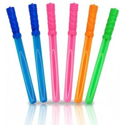 alldoro Juego de 6 Espadas de jabón Bubble Party, Incl. 6 Espadas de jabón de 120 ml, para niños de 36 Meses y Adultos, 37 cm de Colorido alldoro Juego de 6 Espadas de jabón Bubble Party, Incl. 6 Espadas de jabón de 120 ml, para niños de 36 Meses y Adultos, 37 cm de Colorido